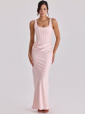 beaded embellished maxi dress Jovani 48135 Long Prom Dress Royal / 6